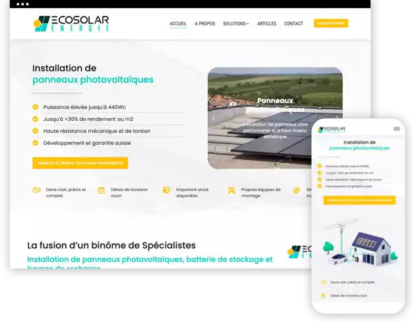 création site internet fribourg pour mobile et desktop