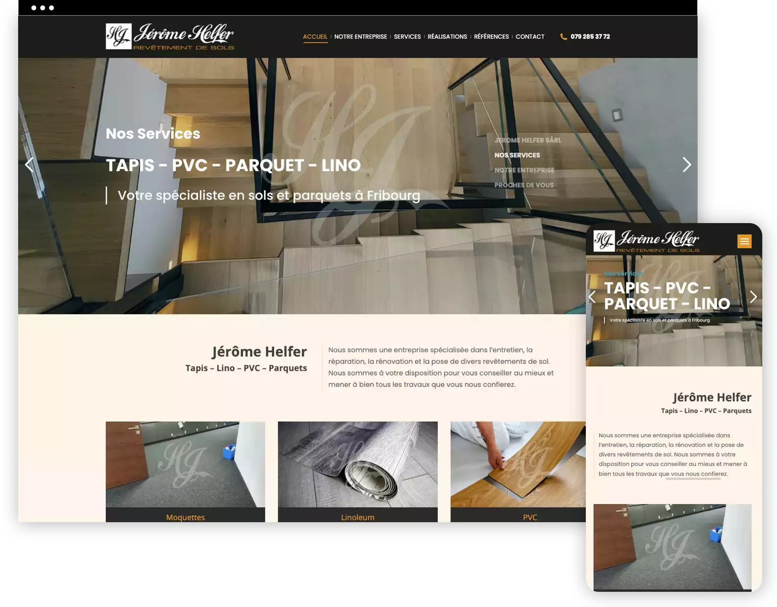 création site internet jh helfer