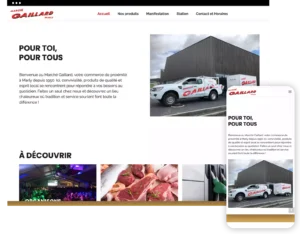 capture écran du site marche-gaillard.ch